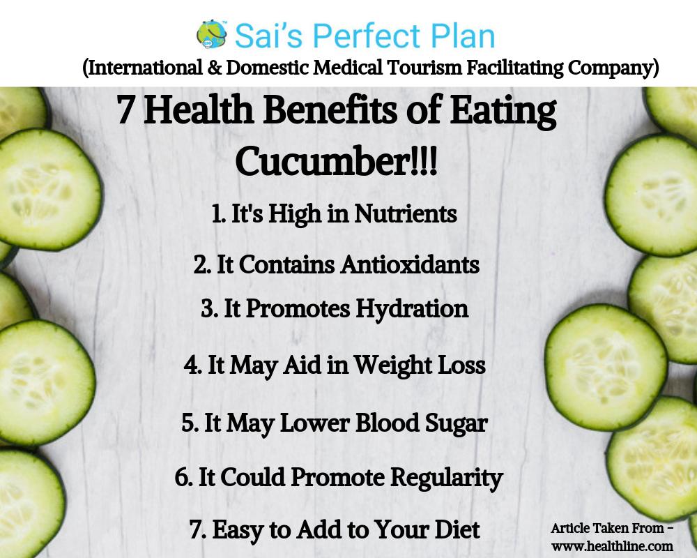 7 Health Benefits of Eating Cucumber!!!